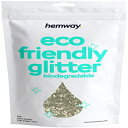 Hemway Eco Friendly Biodegradable Glitter 100g / 3.5oz Bio Cosmetic Safe Sparkle Vegan for Face, Eyeshadow, Body, Hair, Nail and Festival Makeup - Extra Chunky (1/24