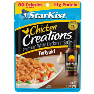StarKist Chicken Creations テリヤキ、シングルサーブパウチ、2.6 オンス StarKist Chicken Creations Teriyaki, Single Serve Pouch, 2.6 oz StarKist Chicken Creations テリヤキ、シングルサーブパウチ、2.6 オンス StarKist Chicken Creations Teriyaki, Single Serve Pouch, 2.6 oz