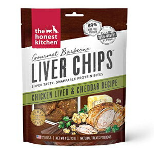 The Honest Kitchen Gourmet Barbecue Liver Chips - Chicken Liver And Ch...