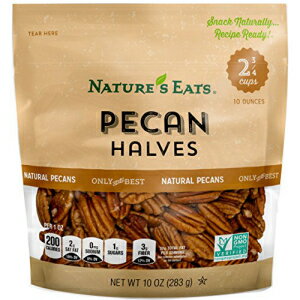 Nature's Eats ピーカンナッツ ハーフ、10 オンス Nature's Eats Pecan Halves, 10 Ounce