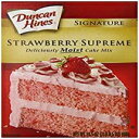 ダンカン ハインズ シグネチャー ストロベリー シュプリーム ケーキ ミックス 16.5 オンス 3点のPK。 Duncan Hines Signature Strawberry Supreme Cake Mix 16.5 Oz. Pk Of 3.(4)