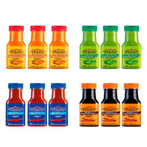 Mexico Lindo Hot Sauce Variety Pack Includes 3 Bottles Each of Red Hab...