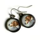 ビーグル犬のイヤリング The Divine Iguana Beagle dog Earrings(4)