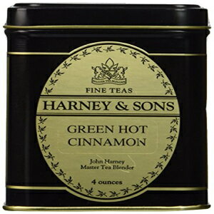 Harney and Sons グリーン ホット シナモン - ルーズ リーフ 4 オンス Harney & Sons Harney and Sons Green Hot Cinnamon- Loose Leaf 4 Oz.