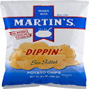 Martin's Dippin' Sea Salted ポテトチップス 9.5 オンス (3 袋) Martin's Potato Chips Martin's Dippin' Sea Salted Potato Chips 9.5 Ounces (3 Bags)(4)