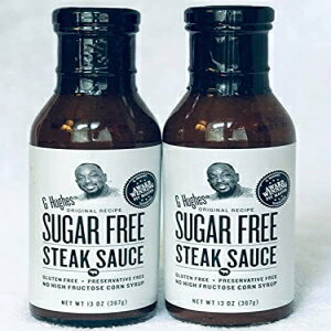 G ヒューズソース Sf ステーキ - 13 オンス (2 パック) G Hughes Sugar Free G Hughes Sauce Sf Steak - 13 oz (Pack of 2)