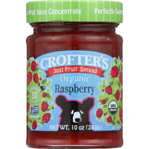 Crofters Organic Raspberry Fruit Spread, 10 Ounce - 6 per case. Y