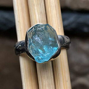 本物のネオン ブルー アパタイト 925 ソリッド スターリング シルバー リング サイズ 6 Natural Rocks by Kala Genuine Neon Blue Apatite 925 Solid Sterling Silver Ring Size 6 本物のネオン ブルー アパタイト 925 ソリッド スターリング シルバー リング サイズ 6 Natural Rocks by Kala Genuine Neon Blue Apatite 925 Solid Sterling Silver Ring Size 6