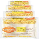 Manischewitz プレミアム エンリッチ ファイン エッグ ヌードル 12 オンス (4 パック) スープやシチューに最適 Manischewitz Premium Enriched Fine Egg Noodles 12oz (4 Pack) Great in Soups & Stews(4)