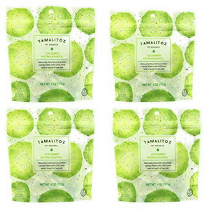 4 パック 4 オンスのキュウリ エクストラバガンザ: チリ ライムと海塩が入ったハード キャンディー Tamalitoz by Sugarox 4 Pack 4 oz Cucumber Extravaganza: Hard candy filled with chili lime and sea salt