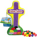 ジェリービーンの祈りの十字架の缶 SCRIPTURE CANDY Reaching The World One Piece At A Jelly Bean Pr...