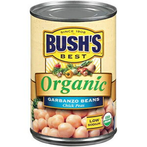 BUSH'S BEST 有機ひよこ豆缶詰豆、有機ひよこ豆、USDA 認定オーガニック、植物ベースのタンパク質と繊維源、低脂肪、グルテンフリー (12) BUSH'S BEST Organic Garbanzo Beans Canned Beans, Organic Chick Peas, USDA Certified Organic, Source BUSH'S BEST 有機ひよこ豆缶詰豆、有機ひよこ豆、USDA 認定オーガニック、植物ベースのタンパク質と繊維源、低脂肪、グルテンフリー (12) BUSH'S BEST Organic Garbanzo Beans Canned Beans, Organic Chick Peas, USDA Certified Organic, Source