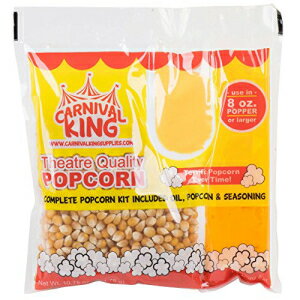 カーニバルキング オールインワン ポップコーン キット 8 ～ 10 オンス ポッパー用 - 24 個/ケース Carnival King All-In-One Popcorn Kit for 8 -10 Ounce Poppers - 24/Case(4)
