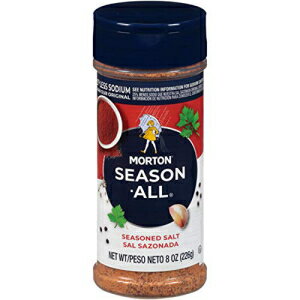 Morton Season-All Seasoned Salt、減塩、8オンス (12個パック) Morton Salt Morton Season-All Seasoned Salt, Less Sodium, 8 Ounce (Pack of 12)