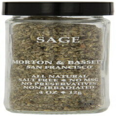 モートン&バセット セージ、0.4オンス瓶 Morton & Bassett Sage, .4-Ounce jar