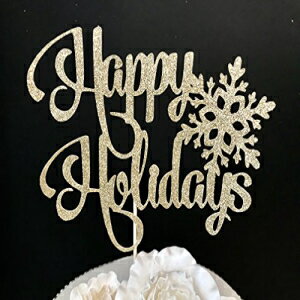 Sugar Plum Creations ハッピーホリデー ケーキトッパー Sugar Plum Creations Happy Holidays Cake Topper