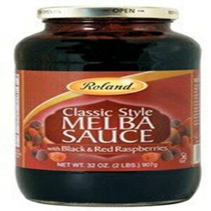Roland Foods Roland Melba Sauce with Black and Red Raspberries, 32 Ounce