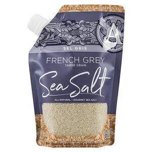 SaltWorks Sel Gris、フランス産グレー海塩、16 オンス SaltWorks Sel Gris, French Grey Sea Salt, 16 Ounce