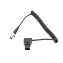 ミニ XLR メス電源ケーブル D タッププラグ ARRI RED カメラ 12V TVLogic モニター用 Generic Mini XLR Female ...