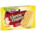 Keebler ウィーン フィンガーズ クリーム入り、サンドイッチ クッキー、14.2 オンス、12 個パック Keebler Vienna Fingers Creme Filled, Sandwich Cookies, 14.2 Ounce, Pack of 12