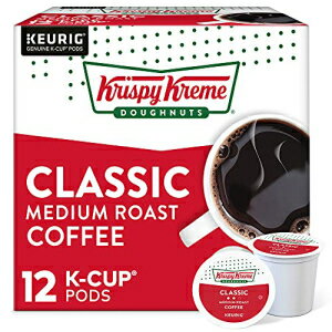 クリスピー・クリーム・クラシック、キューリグシングルサーブKカップポッド、ミディアムローストコーヒー、12個 Krispy Kreme Classic, Keurig Single-Serve K-Cup Pods, Medium Roast Coffee, 12 Countのサムネイル