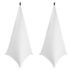 オンステージ SSA100 スピーカー/照明スタンドスカート 2枚組 (ホワイト) OnStage On-Stage SSA100 Speaker/Lighting Stand Skirt, 2-Pieces (White)