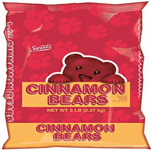 シナモンベアキャンディー、グミベアバッグ、5ポンド Sweet Candy Company Cinnamon Bears Candy, Gummy Bear Bag, 5 Pounds