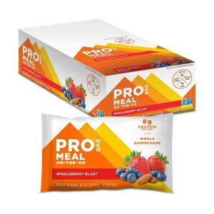 PROBAR - Meal Bar, Wholeberry Blast, Non-GMO, Gluten-Free, Healthy, Pl...