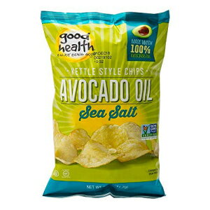 楽天GlomarketGood Health Kettle Style アバコド オイル ポテトチップス シーソルト入り、5 オンス Good Health Kettle Style Avacodo Oil Potato Chips with Sea Salt, 5 oz
