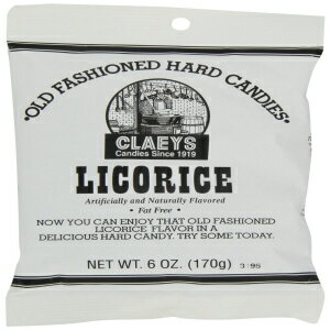 楽天GlomarketCLAEYS CANDIES MfrPartNo 671 によるリコリス ハード キャンディ 6 オンス Claey's Candies LICORICE HARD CANDY 6 OZ by CLAEYS CANDIES MfrPartNo 671
