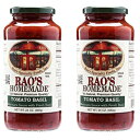 Raos Specialty Food Rao のトマトバジルソース、24 オンス (2 個パック) Raos Specialty Food Rao's Tomato Basil Sauce, 24 oz (Pack of 2)