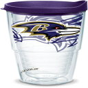 Tervis NFL Baltimore Ravens Tumbler with Lid, 1 Count (Pack of 1), Clear(4)