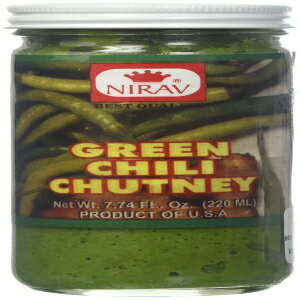 Nirav, グリーンチリチャツネ、220 グラム (gm) Nirav, Green Chili Chutney, 220 Grams(gm) Nirav, グリーンチリチャツネ、220 グラム (gm) Nirav, Green Chili Chutney, 220 Grams(gm)
