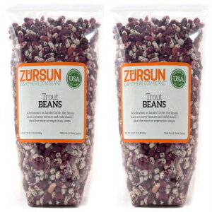 Zursun Heirloom ドライトラウトビーンズ 各 24 オンス (2 パック) Zürsun Zursun Heirloom Dry Trout Beans 24 oz each (2-Pack) Zursun Heirloom ドライトラウトビーンズ 各 24 オンス (2 パック) Zürsun Zursun Heirloom Dry Trout Beans 24 oz each (2-Pack)