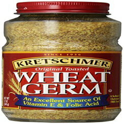 クレッチマー オリジナル トースト小麦胚芽、12 オンス (3 個パック) Kretschmer Original Toasted Wheat Germ, 12 oz (Pack of 3)