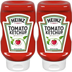 Heinz, トマトケチャップ、14オンス スクイーズボトル (2個パック) Heinz, Tomato Ketchup, 14oz Squeeze Bottle (Pack of 2)