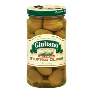 オリーブ Stfd ハラペーニョ - 6 個パック Giuliano Olive Stfd Jalapeno -Pack of 6
