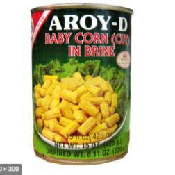 Aroy-D, ベビーコーン (カット) 塩水溶液、8.11 オンス Aroy-D, Baby Corn (Cut) in Brine, 8.11 oz