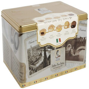 Matilde Vicenzi イタリアンペストリー&クッキー缶、24.64オンス Pasticceria Matilde Vicenzi Matilde Vicenzi Italian Pastry & Cookie Tin, 24.64 Ounce