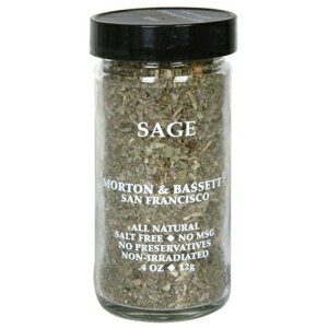 Morton & Bassett セージ、0.4 オンス瓶 (3 個パック) Morton & Bassett Sage, .4-Ounce Jars (Pack of..
