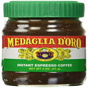 Medaglia D Oro Coffee Inst Expresso、2オンス (2個パック) MEDAGLIA D'ORO Medaglia D Oro Coffee Inst Expresso, 2 Ounce (Pack of 2)|詳細画像