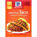 マコーミック オリジナル タコス シーズニング ミックス、1オンス McCormick Original Taco Seasoning Mix, 1 oz(4)
