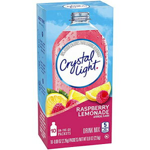 Crystal Light Raspberry Lemonade Drink Mix, 0.8 Ounce (Pack of 6)