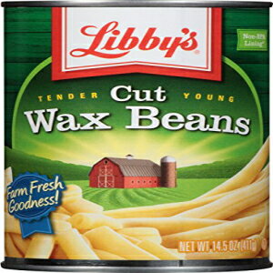 Libby's カットワックスビーンズ、14.5 オンス缶 (12 個パック) Libby's Cut Wax Beans, 14.5-Ounce Cans (Pack of 12)