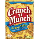 CRUNCH 'N MUNCH バタートフィーポップコーン ピーナッツ入り、6オンス (12個入り) CRUNCH 'N MUNCH Buttery Toffee Popcorn with Peanuts, 6 oz. (Pack of 12)