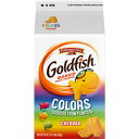 ペパリッジ ファーム 金魚クラッカー カラー チェダー、30 オンス カートン (6 個パック) Pepperidge Farm Goldfish Crackers Colors Cheddar, 30 Ounce Carton (Pack of 6)