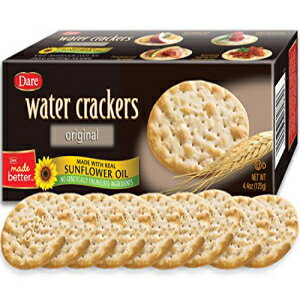 Dare Original Water Crackers Healthy Entertaining Snacks with 0 grams ...