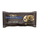 GHIRARDELLI カカオ 60% ビタースウィート チョコレート プレミアム ベーキング チップス、バレンタインデー クッキー用チョコレートチップス、10 オンス バッグ Ghirardelli Chocolate Company GHIRARDELLI 60% Cacao Bittersweet Chocolate Premium