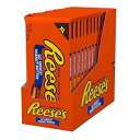 REESE'S ピーナッツバター特大キャンディーが入った REESE'S ミルクチョコレート、バレンタインデー、4.25 オンス。バー(12カウント) REESE'S Milk Chocolate filled with REESE'S Peanut Butter Extra Large Candy, Valentine's Day, 4.25 Oz.