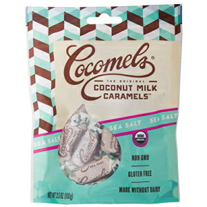 Cocomels ココナッツミルクキャラメル、シーソルトフレーバー、オーガニック、乳製品フリー、ビーガン、グルテンフリー、非遺伝子組み..